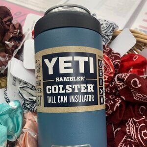 Yeti Rambler 16oz Colster® TALL Can Insulator - Nordic Blue (Disc Color) - NEW
